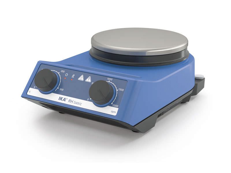 Magnetic stirrer / hotplate / analog 100 - 2000 rpm, 50 °C ... 320 °C | RH basic IKA Magnetic stirrer / hotplate / analog 100 - 2000 rpm, 50 °C ... 320 °C | RH basic IKA