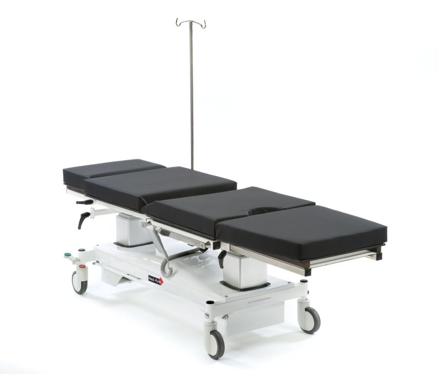 Universal operating table / electrical / X-ray transparent / on casters Medi-Plinth Universal operating table / electrical / X-ray transparent / on casters Medi-Plinth