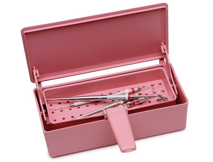 Health Management and Leadership Portal Dental instrument sterilization container / perforated