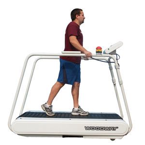 Treadmill ergometer with handrails PPS Woodway Treadmill ergometer with handrails PPS Woodway
