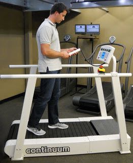 Treadmill with handrails Continuum Woodway Treadmill with handrails Continuum Woodway