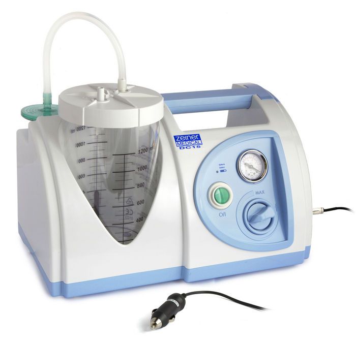 Electric mucus suction pump / handheld / battery-powered 15 L/mn - DC15 BATTERY Zeiner Medical Electric mucus suction pump / handheld / battery-powered 15 L/mn - DC15 BATTERY Zeiner Medical