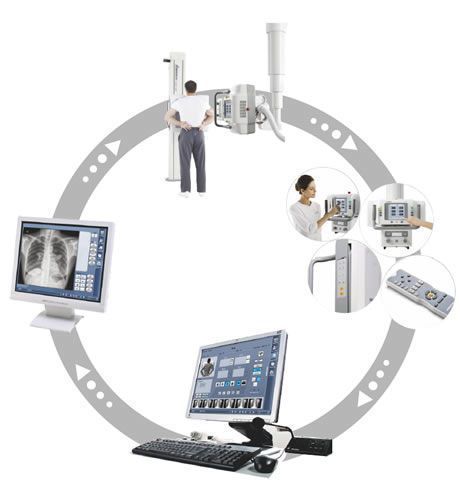 Radiography system (X-ray radiology) / digital / for multipurpose radiography / with ceiling-suspended telescopic tube-stand DigiEye 760 Plus Mindray Radiography system (X-ray radiology) / digital / for multipurpose radiography / with ceiling-suspended telescopic tube-stand DigiEye 760 Plus Mindray