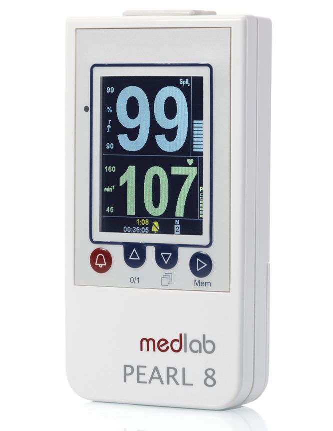 Health Management and Leadership Portal Handheld pulse oximeter