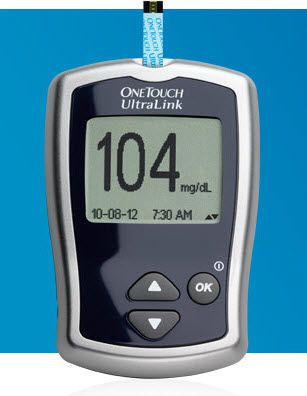 Wireless blood glucose meter OneTouch® UltraLink® Lifescan Wireless blood glucose meter OneTouch® UltraLink® Lifescan