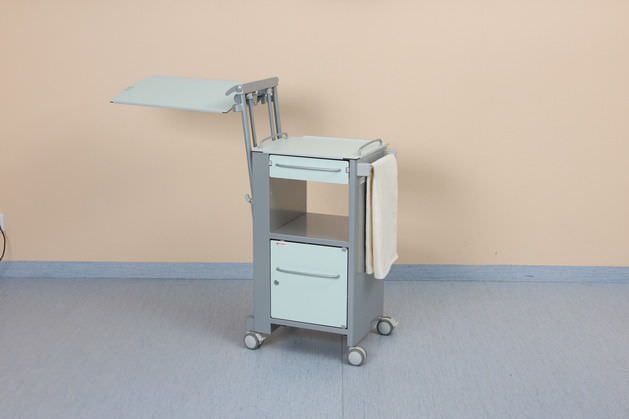 Bedside table / on casters / with over-bed tray Eleganza Classic LINET Bedside table / on casters / with over-bed tray Eleganza Classic LINET