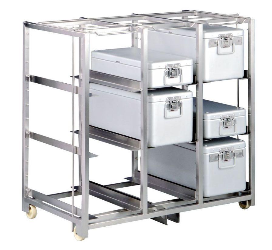 Transport trolley / for sterilization container / open-structure EGSTE9E60 Hammerlit Transport trolley / for sterilization container / open-structure EGSTE9E60 Hammerlit