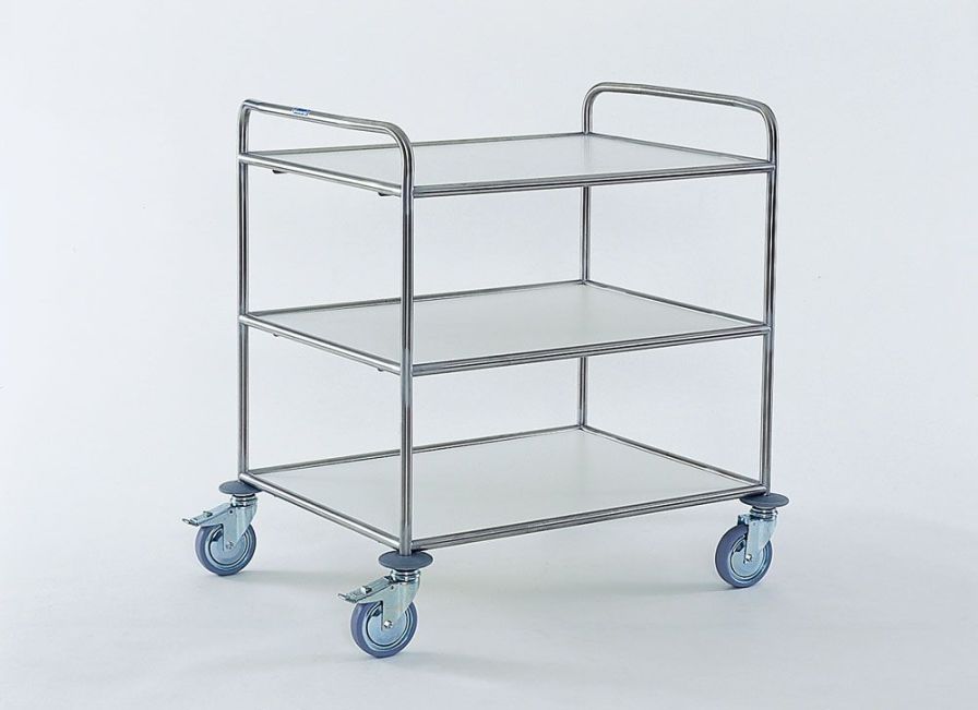 Service trolley / 3-tray MW 863 Hammerlit Service trolley / 3-tray MW 863 Hammerlit