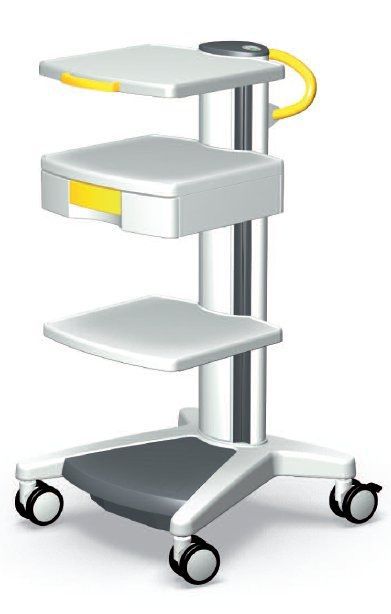 Medical device trolley / 3-tray pro-cart ITD GmbH Medical device trolley / 3-tray pro-cart ITD GmbH