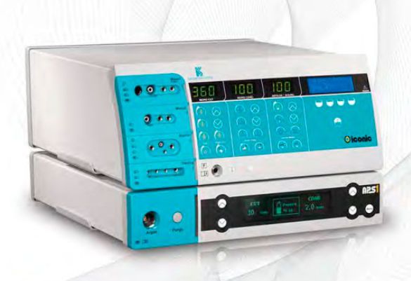 Electrosurgical unit / argon plasma coagulation / bipolar cutting / monopolar cutting / monopolar coagulation Iconic IS410S Kavandish System Electrosurgical unit / argon plasma coagulation / bipolar cutting / monopolar cutting / monopolar coagulation Iconic IS410S Kavandish System
