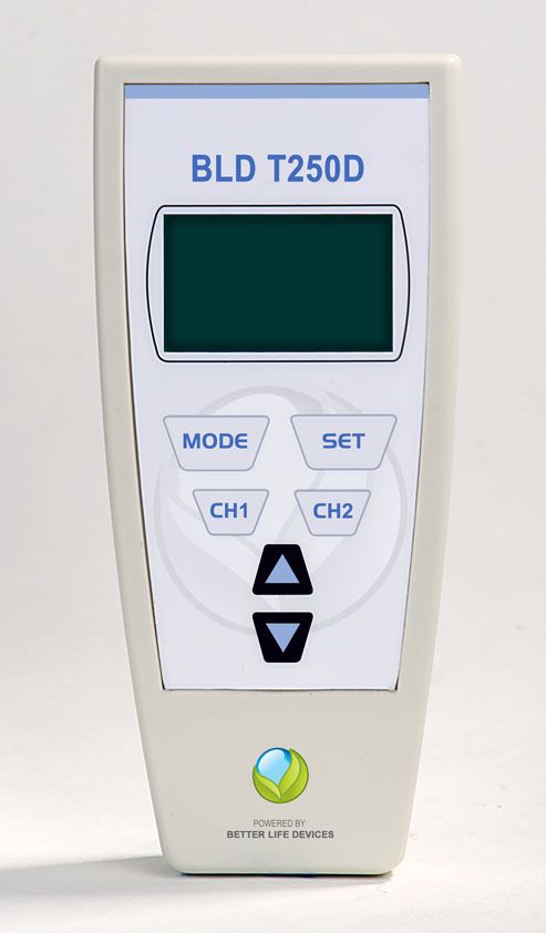 Electro-stimulator (physiotherapy) / hand-held / IF / 2-channel IFT T250D Johari Digital Healthcare Ltd. Electro-stimulator (physiotherapy) / hand-held / IF / 2-channel IFT T250D Johari Digital Healthcare Ltd.