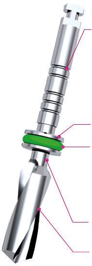 Implantology drill bit / parodontal / stainless steel RBS® DRILLS IMPLANTS DIFFUSION INTERNATIONAL Implantology drill bit / parodontal / stainless steel RBS® DRILLS IMPLANTS DIFFUSION INTERNATIONAL