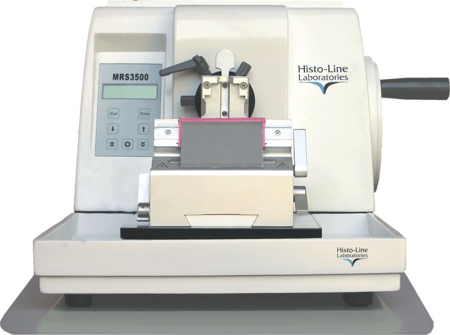 Rotary microtome / semi-automatic MRS 3500 Histo Line Laboratories Rotary microtome / semi-automatic MRS 3500 Histo Line Laboratories