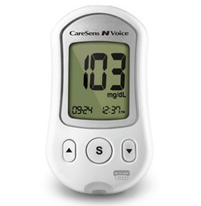 Blood glucose meter with speaking mode 20 - 600 mg/dL | CareSens N Voice i-Sens Blood glucose meter with speaking mode 20 - 600 mg/dL | CareSens N Voice i-Sens