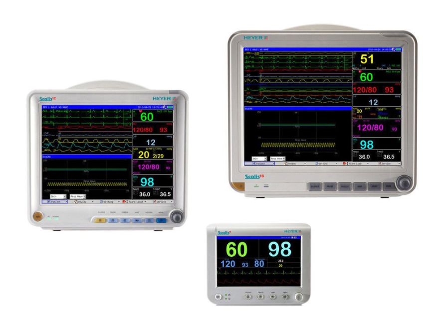 SpO2 multi-parametric monitor / NIBP / Oxy-CRG / ECG Scalis HEYER Medical SpO2 multi-parametric monitor / NIBP / Oxy-CRG / ECG Scalis HEYER Medical
