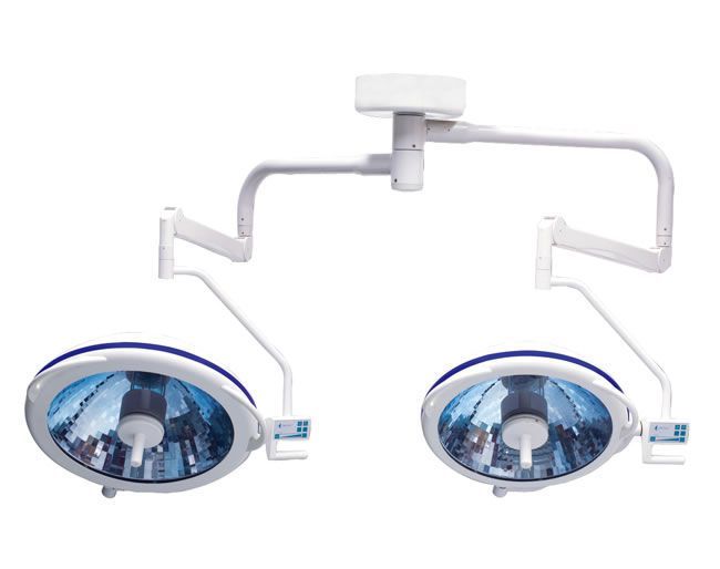 Halogen surgical light / ceiling-mounted / 2-arm 140000 - 160000 lux | Toplite-F Heal Force Halogen surgical light / ceiling-mounted / 2-arm 140000 - 160000 lux | Toplite-F Heal Force