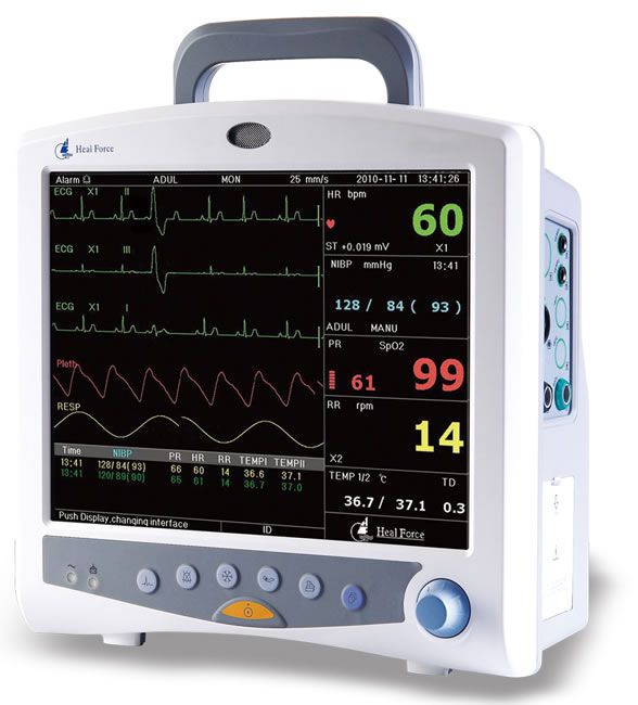 Compact multi-parameter monitor / transport 14,1" | Deluxe-140 Heal Force Compact multi-parameter monitor / transport 14,1" | Deluxe-140 Heal Force