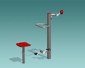 Upper limbs pedal exerciser / lower limbs / upper and lower limbs / exterior PedalGym Erlau Upper limbs pedal exerciser / lower limbs / upper and lower limbs / exterior PedalGym Erlau