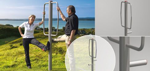 Exterior stretching bar StretchGym Erlau Exterior stretching bar StretchGym Erlau