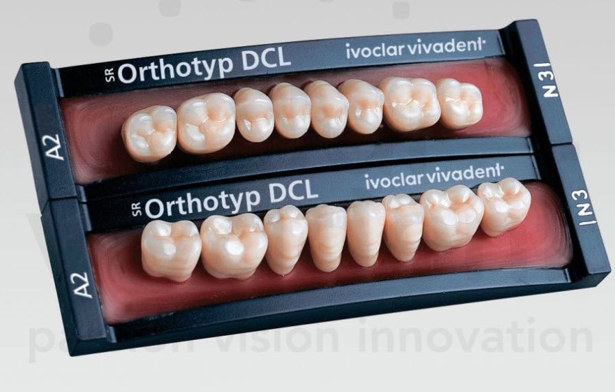 Resin dental prosthesis SR Orthotyp DCL Ivoclar Vivadent Resin dental prosthesis SR Orthotyp DCL Ivoclar Vivadent