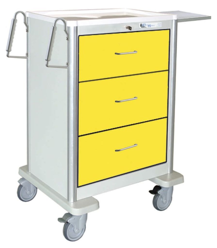 Isolation trolley / 3-drawer UTGKA-999 Logiquip Isolation trolley / 3-drawer UTGKA-999 Logiquip