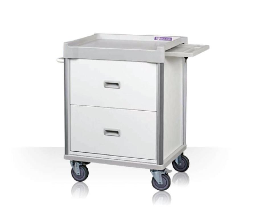 Health Management and Leadership Portal Medical record trolley / with