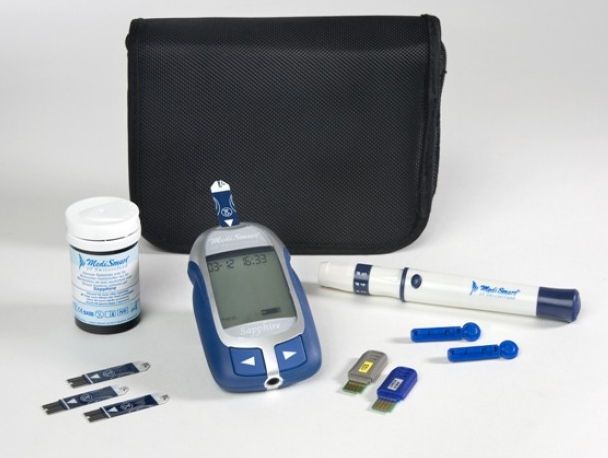 Blood glucose meter with USB port Sapphire Lobeck Medical AG Blood glucose meter with USB port Sapphire Lobeck Medical AG