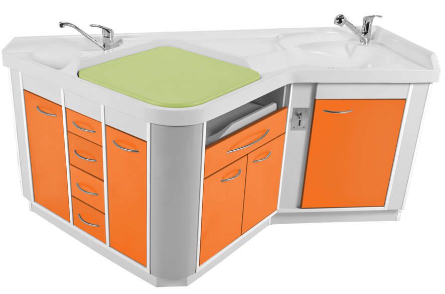 Changing table / with bath / with sink Neonat Loxos Changing table / with bath / with sink Neonat Loxos