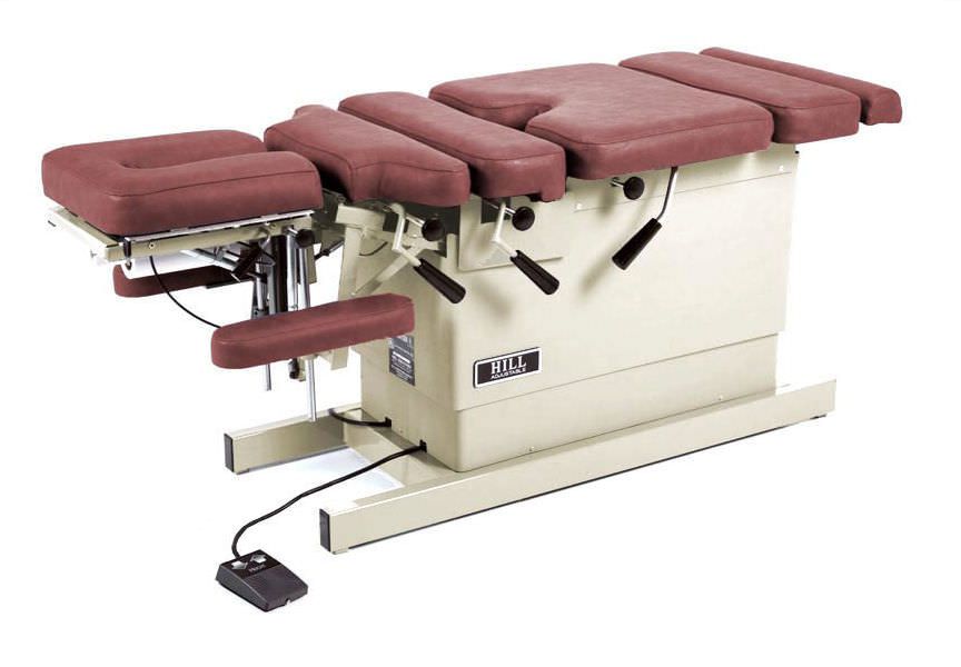 Electrical chiropractic table / height-adjustable / 6 sections Hill HA90C Hill Laboratories Electrical chiropractic table / height-adjustable / 6 sections Hill HA90C Hill Laboratories