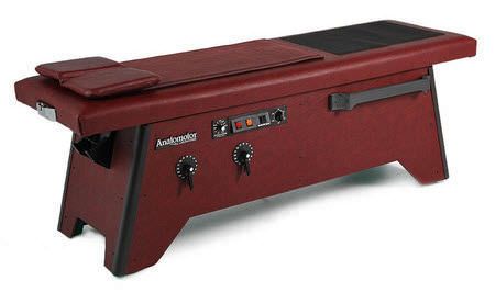 Lumbar and cervical traction table Hill Anatomotor Roller Hill Laboratories Lumbar and cervical traction table Hill Anatomotor Roller Hill Laboratories