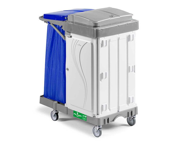 Health Management and Leadership Portal Cleaning trolley / with bucket / with waste bag holder