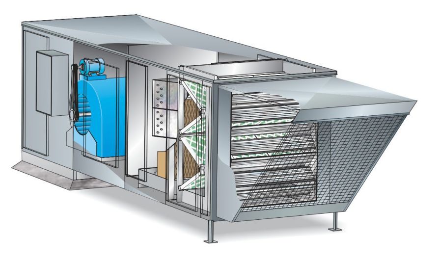 Air handling unit for healthcare facilities / roof-top LMU Huntair Air handling unit for healthcare facilities / roof-top LMU Huntair
