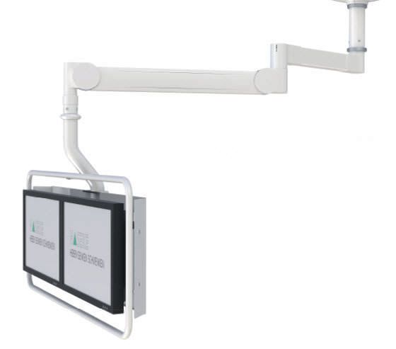Surgical monitor support arm / ceiling-mounted HMA Lift 230 Haseke Surgical monitor support arm / ceiling-mounted HMA Lift 230 Haseke