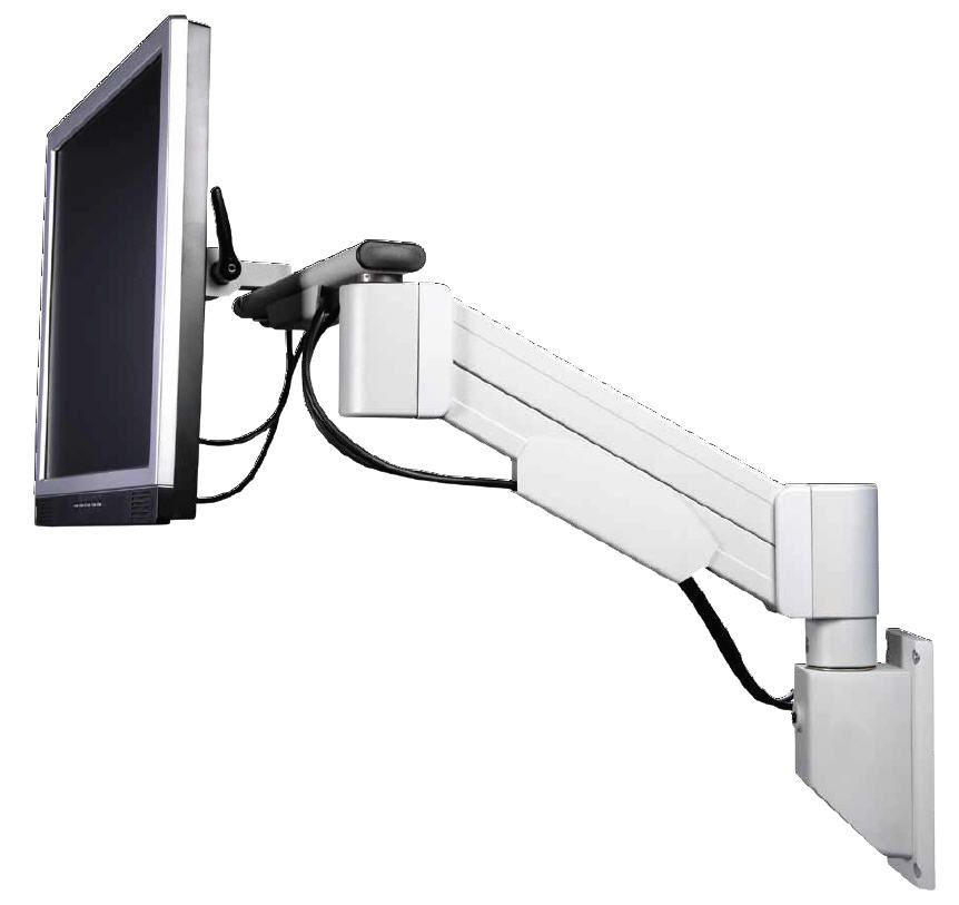 Medical monitor support arm / wall-mounted HMA Lift 20 Haseke Medical monitor support arm / wall-mounted HMA Lift 20 Haseke