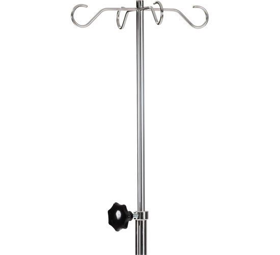 2-hook IV pole / telescopic / on casters HAMMAM MEDICAL 2-hook IV pole / telescopic / on casters HAMMAM MEDICAL