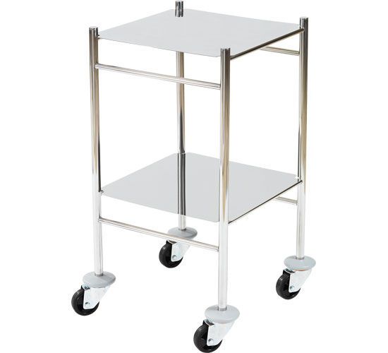 Multi-function trolley / stainless steel / 2-tray HAMMAM MEDICAL Multi-function trolley / stainless steel / 2-tray HAMMAM MEDICAL