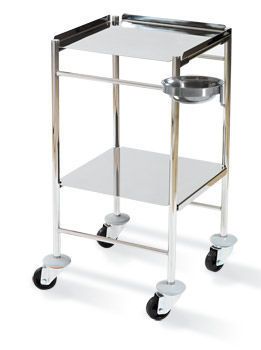 Dressing trolley / with shelf / stainless steel HAMMAM MEDICAL Dressing trolley / with shelf / stainless steel HAMMAM MEDICAL