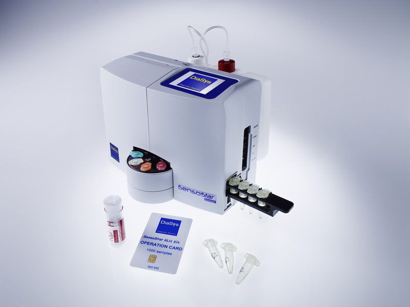 Blood glucose and lactate analyzer SensoStar GLHsix DiaSys Diagnostic Systems Blood glucose and lactate analyzer SensoStar GLHsix DiaSys Diagnostic Systems