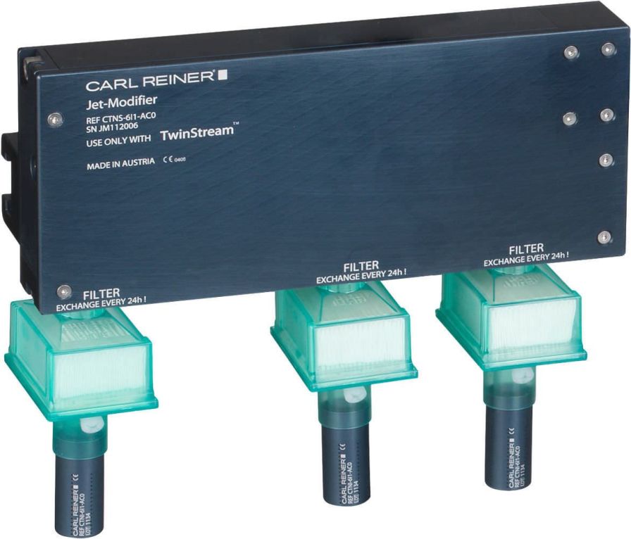 High-frequency jet ventilator / resuscitation Jet Modifier Carl Reiner GmbH High-frequency jet ventilator / resuscitation Jet Modifier Carl Reiner GmbH
