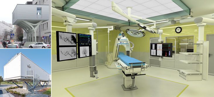 Operating room / modular / hybrid Cadolto Fertiggebäude Operating room / modular / hybrid Cadolto Fertiggebäude