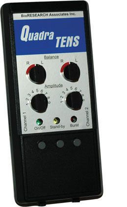Electro-stimulator (physiotherapy) / hand-held / TENS / 2-channel QUADRA TENS Bioresearch Electro-stimulator (physiotherapy) / hand-held / TENS / 2-channel QUADRA TENS Bioresearch