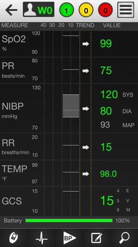 Handheld vital signs monitor / wireless WVSM® Athena GTX Handheld vital signs monitor / wireless WVSM® Athena GTX