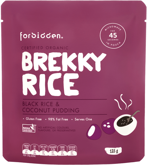 Forbidden Organic Black Rice & Coconut Pudding