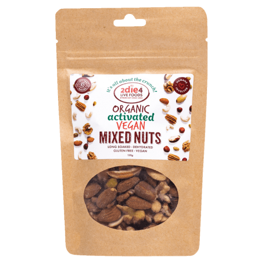 2Die4 Live Foods Organic Activated Mixed Nuts Vegan