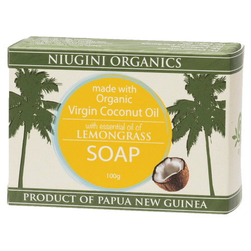 Niugini Organics Virgin Coconut Oil Soap Lemongrass