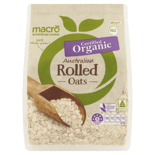 Macro Australian Organic Oats Rolled