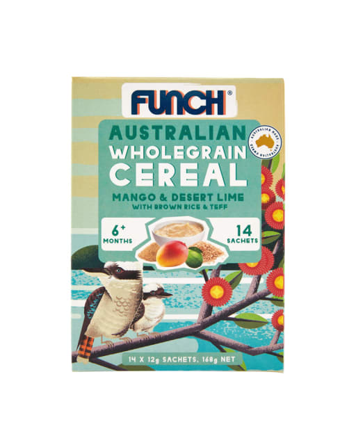 Funch Mango + Desert Lime Infant Wholegrain Cereal Sachets