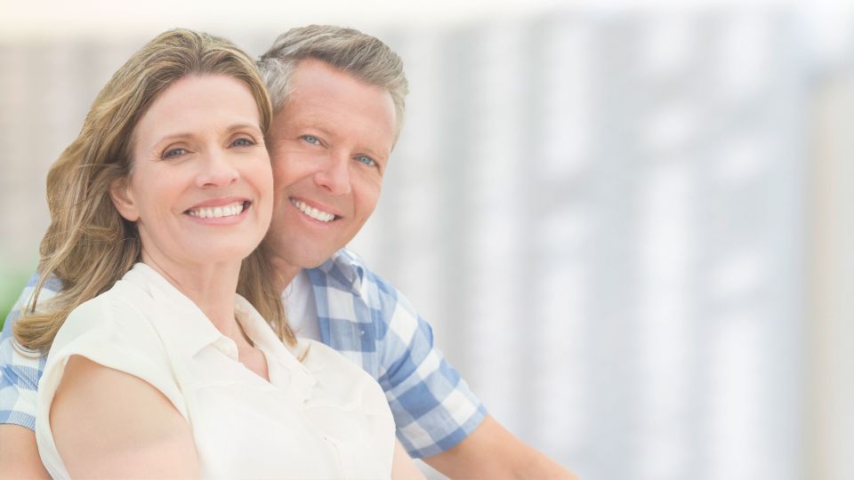 Photo of smiling couple