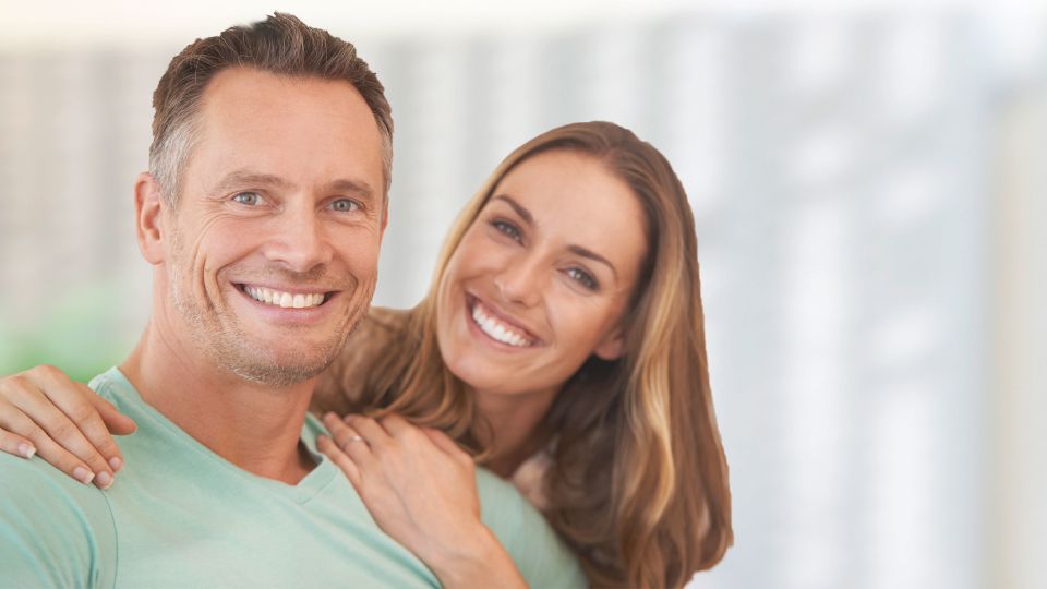 Photo of smiling couple