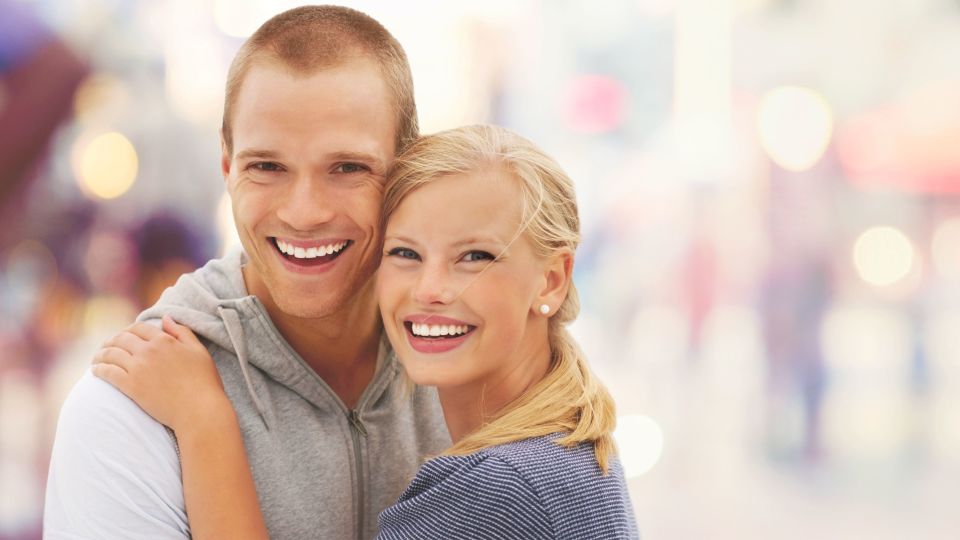 Photo of smiling couple